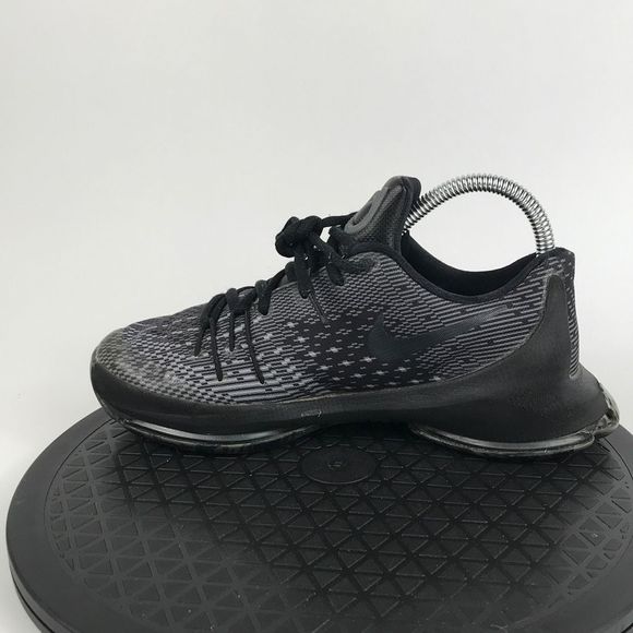Nike KD 8 Black/Gray Keving Durant Basketball Shoes 768867-001 Youth Size 5Y - Picture 9 of 12